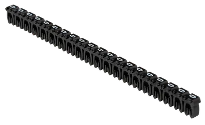 Маркер кабельный открытого профиля типа KE предназначен для цифровой и цветовой маркировки проводов и кабелей сечением 0,75-1,5мм2. Изготовлен из эластичного материала, позволяющего произвести надежную и быструю фиксацию на проводниках. 