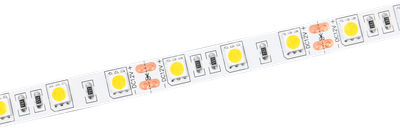 Лента светодиодная 5м LSR-5050WW60-14,4-IP20-12В IEK