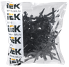 Хомут дюбельный ХД 7х150 черн (50шт/упак) IEK1