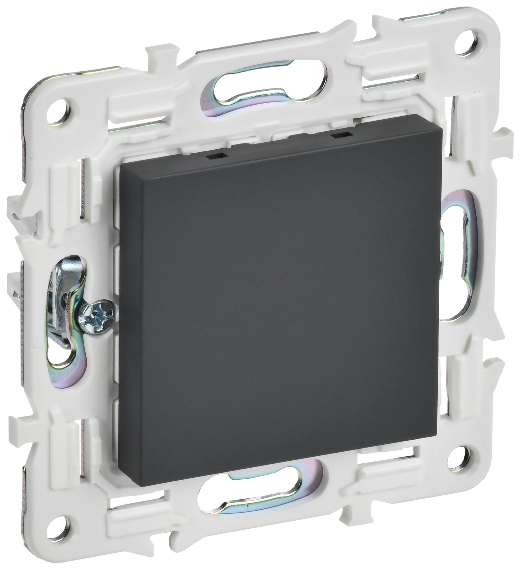 SKANDY Заглушка с суппортом SK-C01G графит IEK (SK-PL10-K53)