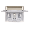 FLITE Grounded socket with protective shutters and cover screwless fastening 16A IP44 RSshkr11-1-44-FlSh champagne IEK5