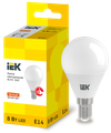 Лампа светодиодная ALFA G45 шар 8Вт 230В 3000К E14 IEK0