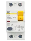 Выключатель дифференциальный (УЗО) ВД1-63 2Р 32А 30мА тип А IEK1