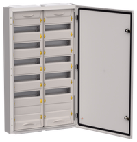 TITAN 5 Корпус металлический ЩРн-144 (2х72) 960х570х140мм IP54 серый (одна дверь) IEK