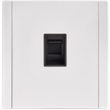 FORTE&PIANO Розетка компьютерная RJ45 кат.5E FP232M металл белый IEK2