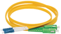 ITK Оптический коммутационный переходной шнур (патч-корд), SM, 9/125 (OS2), SC/APC-LC/APC, (Duplex), 15м