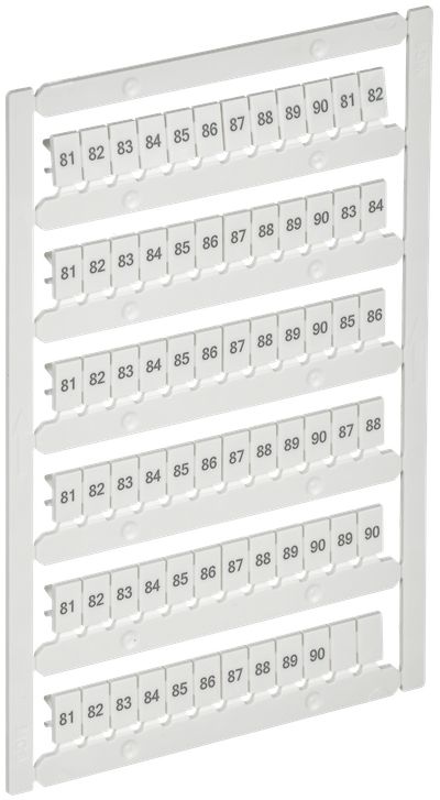 ARMAFIX Маркер для CTS/CP 4мм2 с символами "81-90" IEK