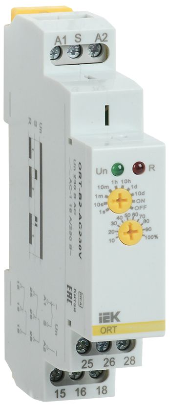 Реле задержки выключения ORT 2контакта 230В AC IEK (ORT-B2-AC230V)