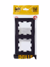 BRITE Рамка 2-местная IP44 РУ-2-БрЧ-44 черный IEK4