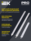 PRO Светильник аварийный ДСП 1336А 36Вт 3ч 6500К IP65 1250мм IEK4