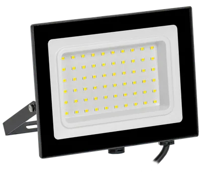 LED floodlight SDO 06-70 black IP65 6500K IEK