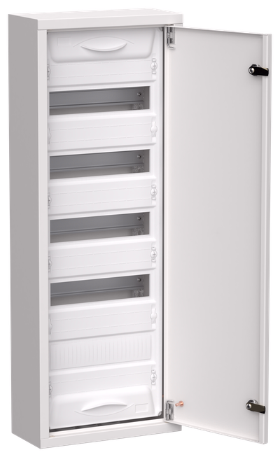 TITAN 5 Корпус металлический ЩРн-60 (1х60) 835х310х140мм IP31 белый (одна дверь) IEK