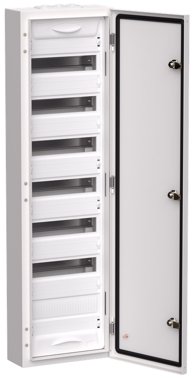 TITAN 5 Корпус металлический ЩРн-84 (1х84) 1085х310х140мм IP54 белый (одна дверь) IEK