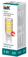 LED lamp CORN 5W 230V 4000K G9 IEK2