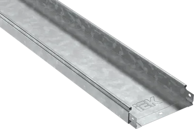HDZ non-perforated rolling trays (manufactured by zinc dipping) are part of the metal cable support systems of the IEK Group. Designed for laying and protection of power and low-voltage cables. When used in conjunction with a cover, it provides maximum cable protection against external influences, dust and moisture. Depending on the version, the trays can be used both inside public, industrial buildings, structures and retail facilities, as well as outdoors under a canopy, in the open air, as well as in rooms with high humidity.
The IEK rolling tray system consists of straight elements and accessories designed to change the direction of the route, as well as covers and connecting elements of various sizes.
According to safety requirements, the product complies with the IEC 61537 technical regulation.