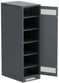 ITK LINEA B Шкаф (пустой) 2000х600х950мм металлическая дверь черный