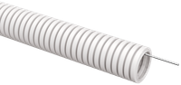 ELASTA Труба гофрированная ПВХ d=32мм с зондом белая (25м) IEK