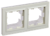 BRITE Рамка 2-местная IP44 РУ-2-БрКр-44 бежевый IEK0