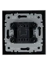 BRITE Switch 1-gang 10A assy VSR10-1-0-BrS steel IEK5