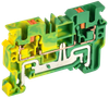 Колодка клеммная CP-PEN заземляющая 4мм2 желто-зеленая IEK0