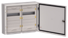 TITAN 5 Корпус металлический ЩРн-48 (2х24) 460х570х140мм IP54 серый (одна дверь) IEK0