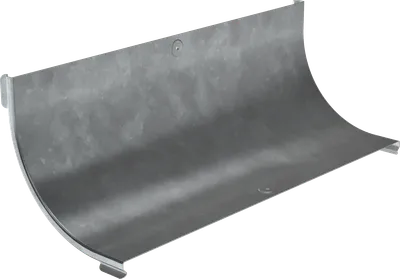 Крышка на аксессуар предназначена для защиты проложенного в трассе кабеля в случаях, когда это необходимо.
Аксессуар изготовлен из стали с цинковым покрытием, нанесенным погружением изделий в расплав цинка (защитный слой цинка не менее 55 мкм).