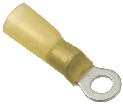 The ring lug is intended for crimping termination of wires with copper conductors and is used in the installation of electrical components where a corresponding contact connection based on screw fixation is provided.