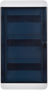TEKFOR Корпус пластиковый КМПн-36 IP65 черная прозрачная дверь IEK2