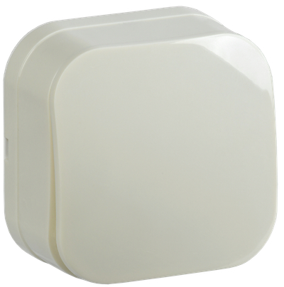 GLORY Выключатель 1-клавишный для открытой установки ВС20-1-0-ХК кремовый IEK