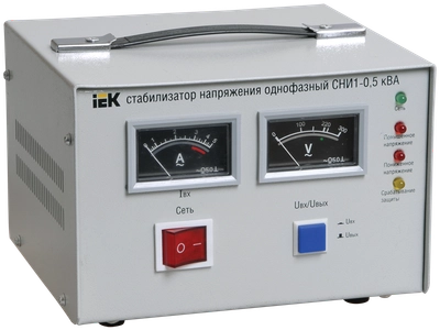 Стабилизатор напряжения СНИ1-0,5 кВА однофазный IEK