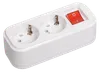 Portable socket dismountable with a switch. k02V 2 sockets CLASSIC IEK0