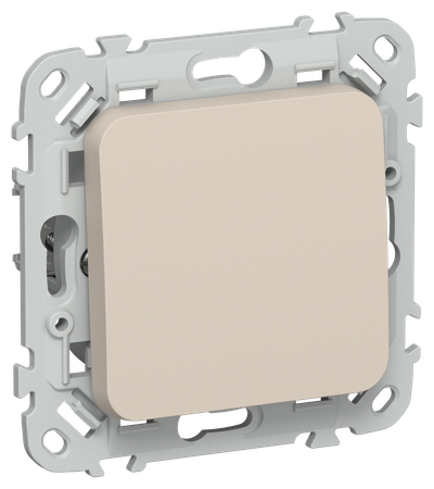 FLITE Выключатель 1-клавишный 10А ВС11-1-0-ФлЛ льняной IEK