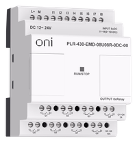 PLC 430 I/O expansion module 4 DI 4 UI (0-10 V/DI) 8 RO 24 V DC ONI