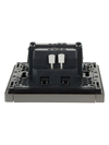 FORTE&PIANO Выключатель 1-клавишный с индикацией 10А FP502 сталь IEK3