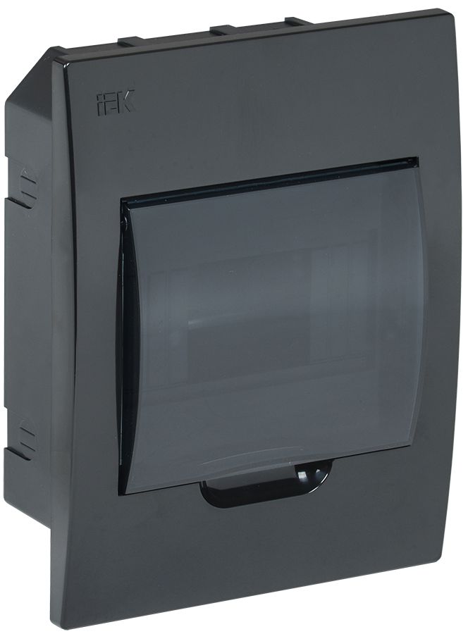 KREPTA 3 Корпус пластиковый ЩРВ-П-6 IP41 черный IEK (MKP12-V-06-41-K02)
