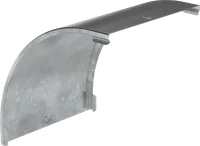 Крышка поворота плавного 90град вертикального внешнего (тип В20) ESCA 200мм HDZ IEK