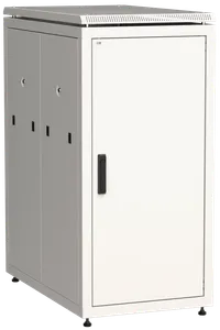 ITK LINEA N Шкаф сетевой 19" 24U 600х1000мм металлическая передняя дверь серый