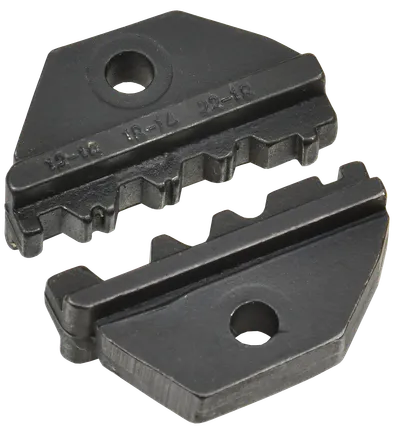 Матрица сменная типа МСК серии ARMA2L 3  предназначена для опрессовки неизолированных наконечников и гильз 
Количество гнёзд для обжима в губках - 3.
Профиль обжима - клиновидный с зубьями.