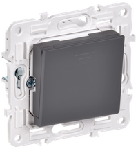 SKANDY Выключатель карточный 30А SK-V15G графит IEK