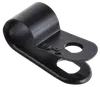 Mounting bracket 6mm nylon black (50pcs) IEK0