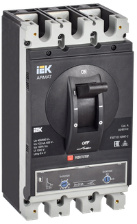 ARMAT Автоматический выключатель в литом корпусе 3P типоразмер H 100кА 315А расцепитель термомагнитный регулируемый IEK