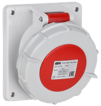 Розетка встраиваемая ССИ-4152 16А-6ч/380В 3P+PE+N IP67 IEK