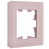 BRITE Рамка 1-местная РУ-1-2-Бр стекло розовый матовый IEK4