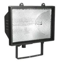 Прожектор ИО1500 галогенный черный IP54 IEK