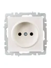 BRITE Socket without ground without shutters 10A PC10-1-0-BrP pearl IEK1