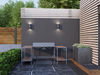 LIGHTING Светильник уличный 5221 настенный под лампу 2хGU10 IP65 серый IEK4