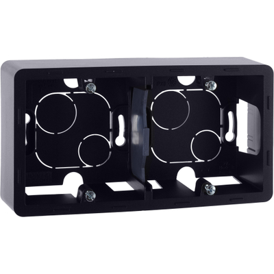 INSPIRIA Коробка для накладного монтажа 2-местная антрацит