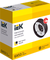 LIGHTING Светильник 4113 накладной под лампу GX53 черный IEK2