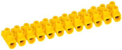 Зажим винтовой ЗВИ-3 н/г 1,0-2,5мм2 (2шт/блистер) желтые IEK