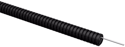 ELASTA Труба гофрированная ПВХ d=16мм с зондом черная (100м) IEK